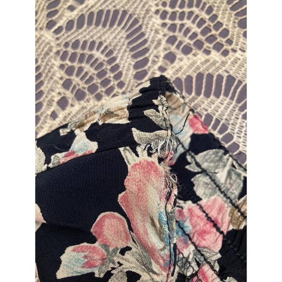 Vintage 90s Skirt 1990s Floral Whimsygoth Romantic Retro Boho Midi Size Medium - Picture 9 of 10